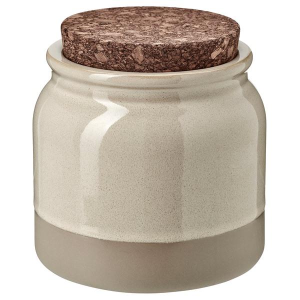 [IKEA/イケア/通販]BRUGDHAJ ブルグドハイふた付き容器, ベージュ,1 l[A](90596232) | 