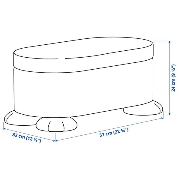 [IKEA/イケア/通販]GREJSIMOJS グレイシモイスプーフ 収納付き, イエロー[D](90603181) |  | 05