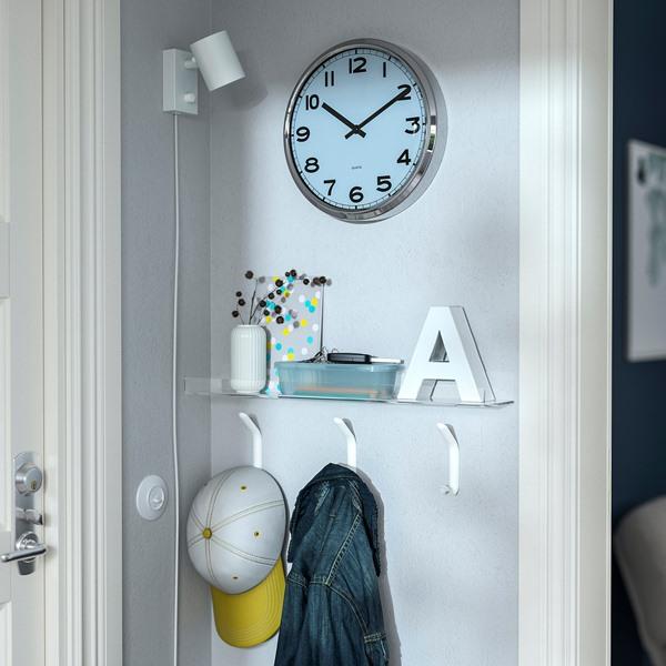 [IKEA/イケア/通販]PUGG プッグ静音 掛け時計, ステンレススチール/ターコイズ,32 cm[B](90618494) |  | 02