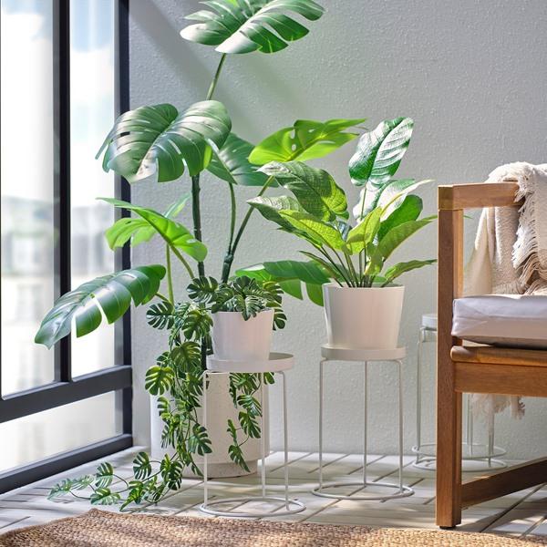[IKEA/イケア/通販]LANGNABB ロングネッブプラントスタンド, 室内/屋外用/ホワイト,26 cm[B](90621726) |  | 03