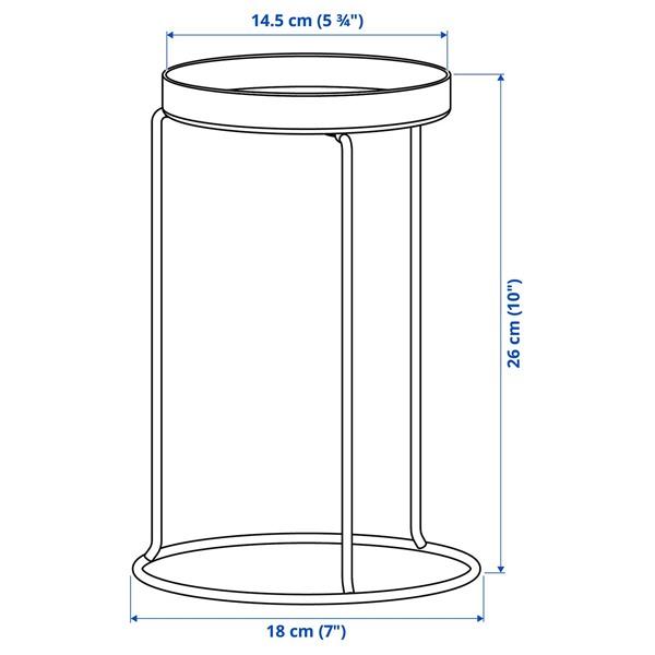 [IKEA/イケア/通販]LANGNABB ロングネッブプラントスタンド, 室内/屋外用/ホワイト,26 cm[B](90621726) |  | 04