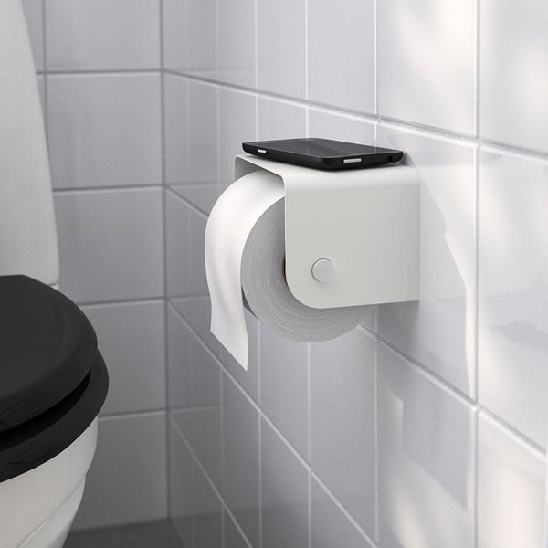 [IKEA/イケア/通販]ENUDDEN エヌーデントイレットペーパーホルダー, ホワイト,9x13x8 cm[A](90629968) |  | 01