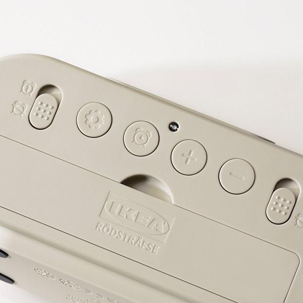 [IKEA/イケア/通販]RODSTRAFSE ロードストレフセ温湿度計付き目覚まし時計, ベージュ,17x8x6 cm[A](90630410) |  | 05