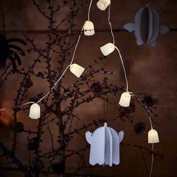 [IKEA/イケア/通販]KUSTFYR クストフィールLEDライトチェーン 全12球, 電池式 室内/ゴースト ホワイト[A](90633036) |  | 03