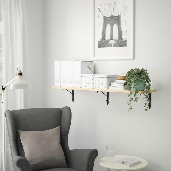 【IKEA/イケア/通販】TRANHULT トランフルト / KROKSHULT クロークスフルト ウォールシェルフ, アスペン,…[4](09336324) |  | 02