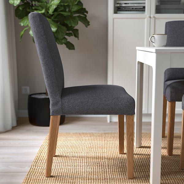 [IKEA/イケア/通販]BERGMUND ベリムンド チェア, オーク調/グンナレド ミディアムグレー[CA](09384616) |  | 01