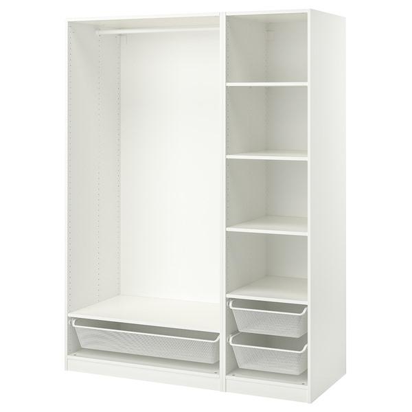 【IKEA/イケア/通販】PAX パックス ワードローブコンビネーション, ホワイト[14](09385673) | 