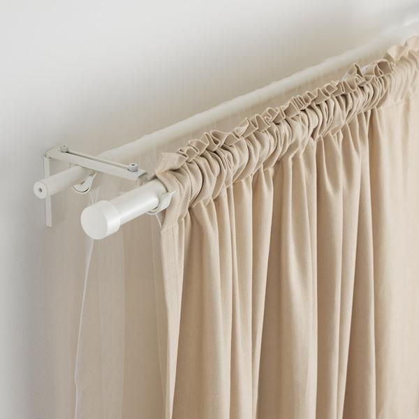 【IKEA/イケア/通販】RACKA レッカ / HUGAD フーガード ダブルカーテンロッドコンビネーション, ホワイト,…[9](09399590) |  | 02