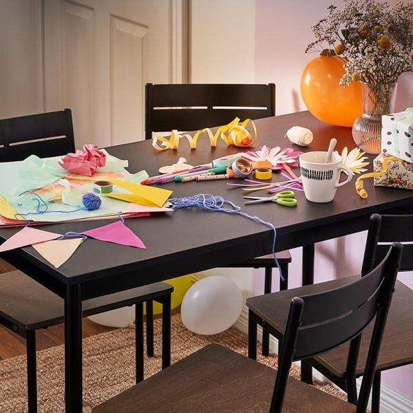 【IKEA/イケア/通販】SANDSBERG サンドスベリ テーブル, ブラック[HG](09420394) |  | 02