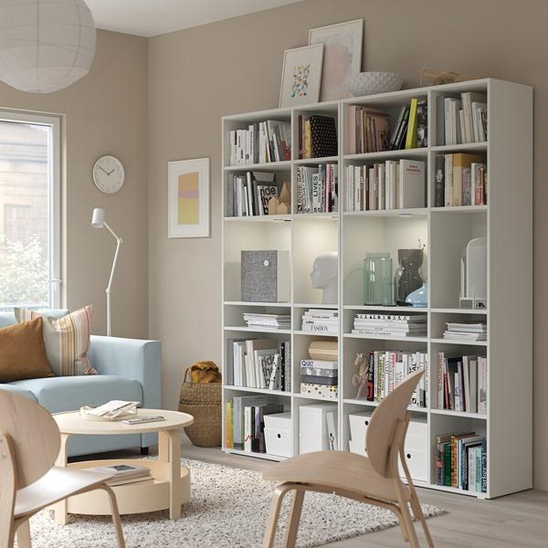 【IKEA/イケア/通販】VIHALS ヴィーハルス シェルフコンビネーション, ホワイト[4](09478035) |  | 01