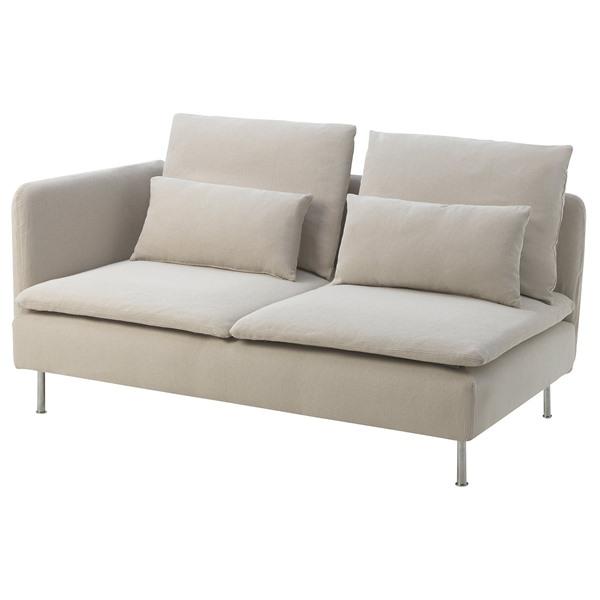 [IKEA/イケア/通販]SODERHAMN ソーデルハムン 3人掛けコンパクトソファ オープンエンド, フリードトゥナ ライトベージュ[4](09485314) | 