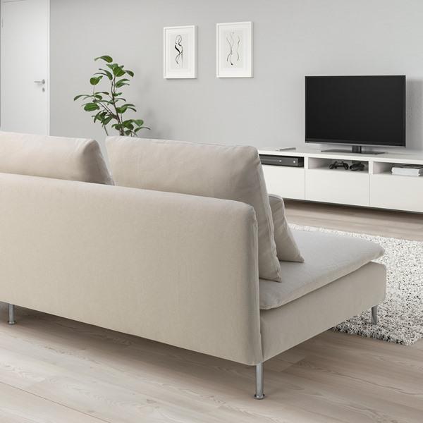 [IKEA/イケア/通販]SODERHAMN ソーデルハムン 3人掛けコンパクトソファ オープンエンド, フリードトゥナ ライトベージュ[4](09485314) |  | 01