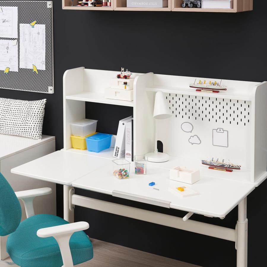 [IKEA/イケア/通販]BERGLARKA ベリレルカ デスク, ホワイト/傾斜式, 120x70 cm[DI](09488671) |  | 03