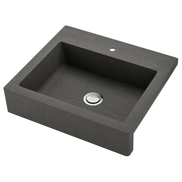 [IKEA/イケア/通販]TALLSJON タルショーンシンクボウル フロント見せタイプ, ダークグレー/ストーン調……[3](9491367) | 
