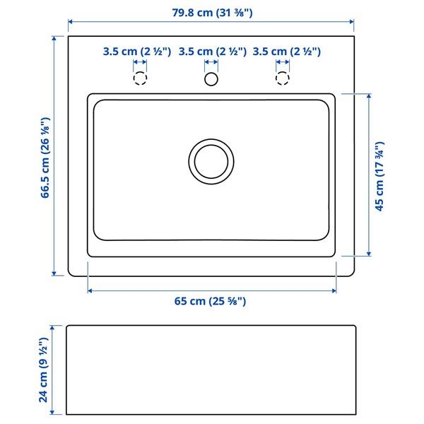 [IKEA/イケア/通販]TALLSJON タルショーンシンクボウル フロント見せタイプ, ダークグレー/ストーン調……[3](9491367) |  | 04