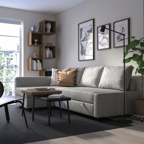 [IKEA/イケア/通販]FRIHETEN フリーヘーテンコーナーソファベッド 収納付き, ファーリンゲ ライトグレー[3](9517046) |  | 02