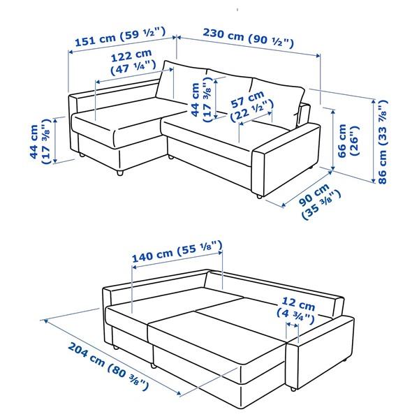 [IKEA/イケア/通販]FRIHETEN フリーヘーテン / KLAGSHAMN クラーグスハムンコーナーソファベッド 収納付……[5](9520242) |  | 06