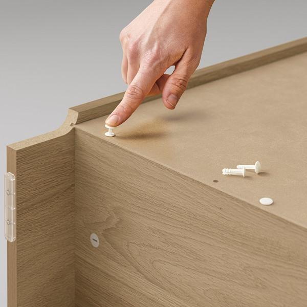 [IKEA/イケア/通販]BILLY ビリー / OXBERG オクスベリ 本棚 ガラス扉/追加ユニット付き, オーク調, 200x30x237 cm[14](09525701) |  | 01