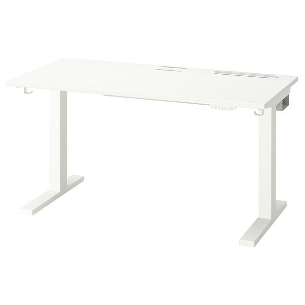 IKEA/イケア/通販]MITTZON ミッツォーンデスク 昇降式, 100V ホワイト