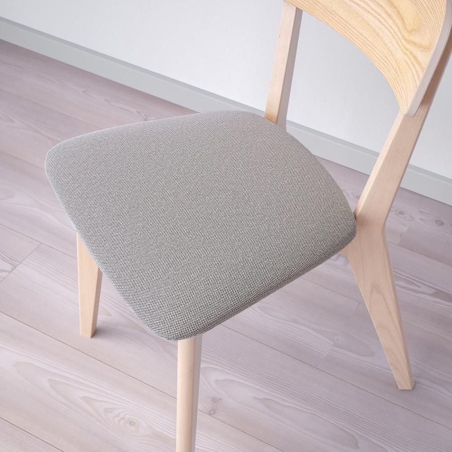 [IKEA/イケア/通販]LISABO リーサボー / LISABO リーサボー テーブル＆チェア6脚, アッシュ/タルミーラ ホワイト/ブラック, 200x78 cm[8](09554840) |  | 08