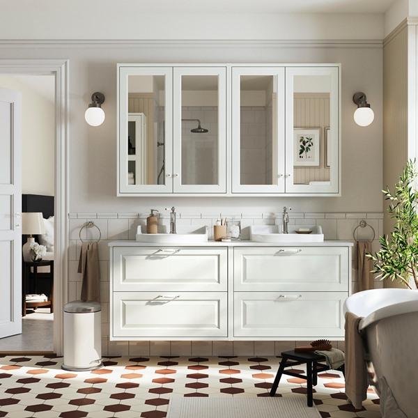[IKEA/イケア/通販]TANNFORSEN テンフォルセン / RUTSJON ルートショーン洗面台/洗面ボウル/水栓, ホワイ……[8](9572995) |  | 01