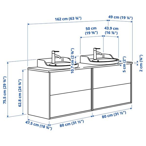 [IKEA/イケア/通販]TANNFORSEN テンフォルセン / RUTSJON ルートショーン洗面台/洗面ボウル/水栓, ホワイ……[8](9572995) |  | 05