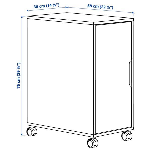 [IKEA/イケア/通販]ALEX アレクス収納ユニット キャスター付, ダークグレー/ブラック,36x76 cm[EA](9582683) |  | 05