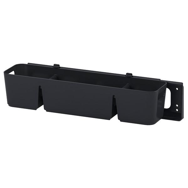 [IKEA/イケア/通販]UPPDATERA ウップダテラボックス スライダー付き, チャコール,50x15x12 cm[BB](9590715) | 
