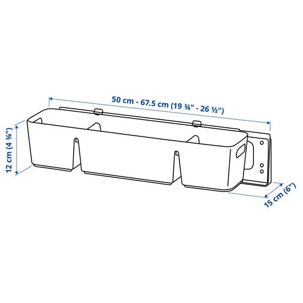 [IKEA/イケア/通販]UPPDATERA ウップダテラボックス スライダー付き, チャコール,50x15x12 cm[BB](9590715) |  | 05