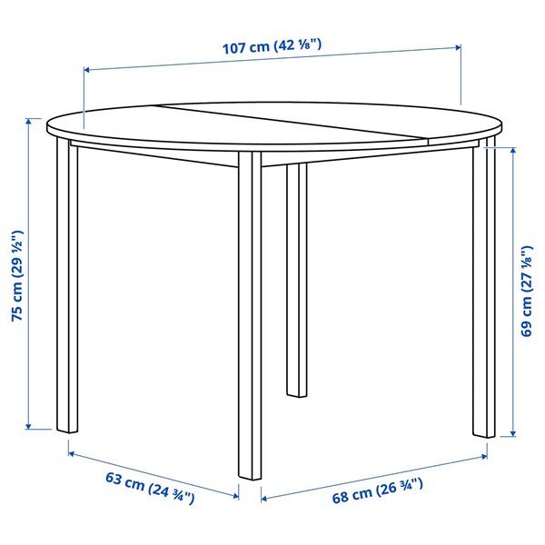 [IKEA/イケア/通販]VIHALS ヴィーハルステーブル＆チェア4脚, ホワイト ホワイト/グレーグリーン パイ……[6](9599565) |  | 04