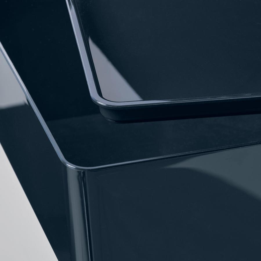 [IKEA/イケア/通販]KUGGIS クッギス ふた付きボックス, ブラックブルー, 18x26x8 cm[AA](09600168) |  | 03