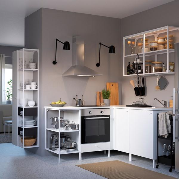 [IKEA/イケア/通販]ENHET エーンヘート収納コンビネーション, ホワイト,60x32x180 cm[KJ](9615909) |  | 01