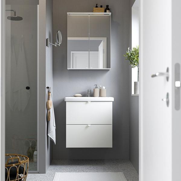 [IKEA/イケア/通販]ENHET エーンヘートバスルーム, ホワイト,64x43x65 cm[4](9616225) |  | 01