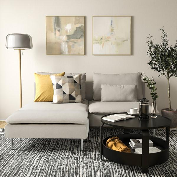 IKEA/イケア/通販]SODERHAMN ソーデルハムン3人掛けソファセクション