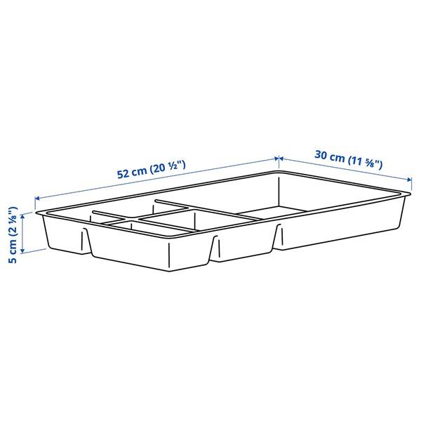 [IKEA/イケア/通販]ALEX アレクス引き出しユニット キャスター付き, インサート付き ホワイト/ブラッ……[3](9628030) |  | 02