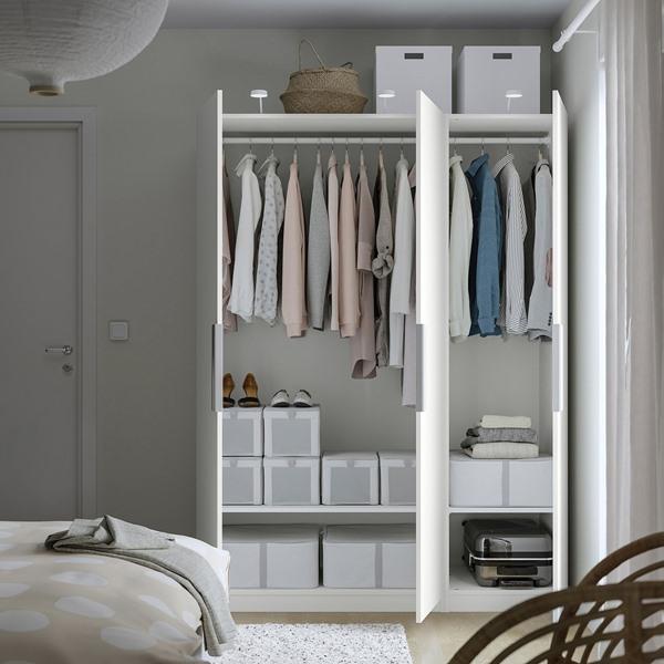 [IKEA/イケア/通販]PAX パックス / FORSAND フォルサンドワードローブ, ホワイト/ホワイト,150x60x201 cm[8](99501022) |  | 01