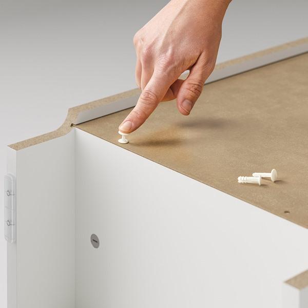 [IKEA/イケア/通販]BILLY ビリー / OXBERG オクスベリ本棚 扉付き, ホワイト,80x30x202 cm[KK](99528347) |  | 08