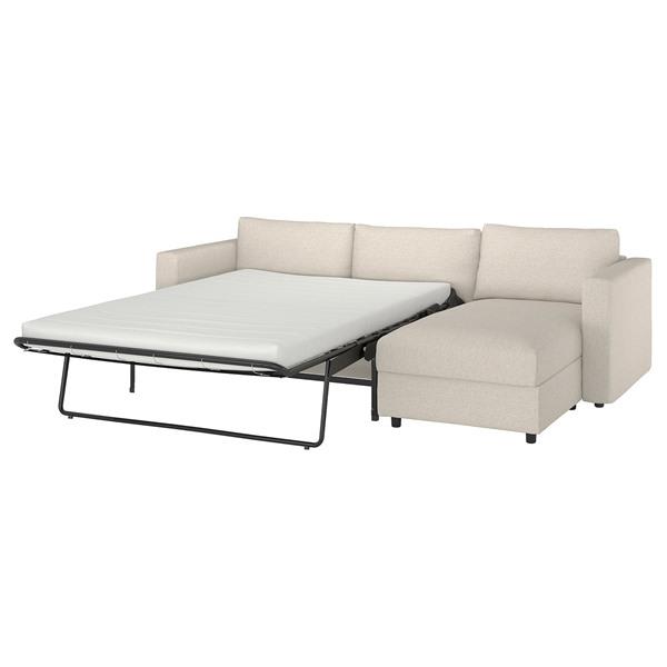 [IKEA/イケア/通販]VIMLE ヴィムレ3人掛けソファベッド 寝椅子付き, グンナレド ベージュ[10](99545243) |  | 01