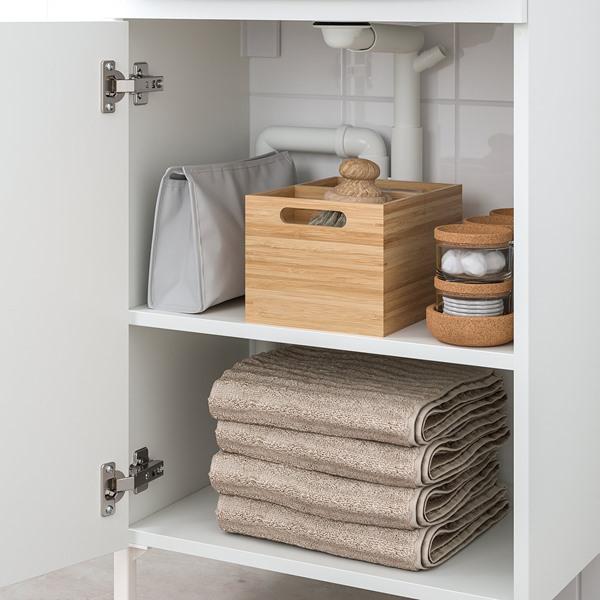 [IKEA/イケア/通販]NYSJON ニショーン / BJORKAN ビョールコーン洗面台 扉/洗面ボウル/水栓付き, ホワイ……[4](99546704) |  | 02