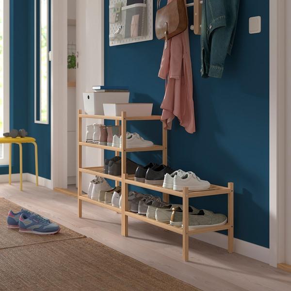 [IKEA/イケア/通販]VASSKAR ヴァスシェール玄関用家具3点セット, 竹[3](99614905) |  | 02