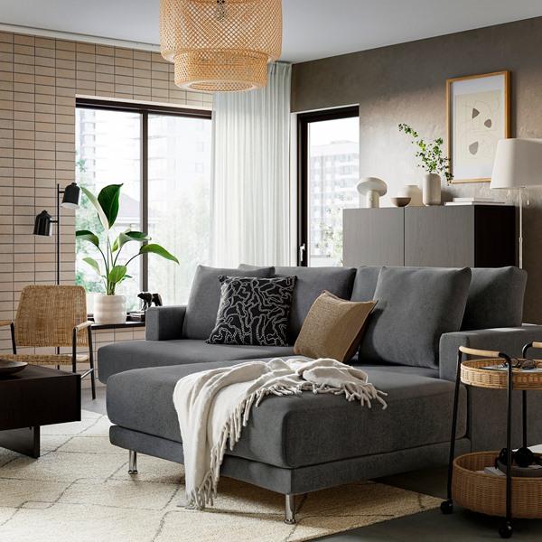 [IKEA/イケア/通販]UPPAKRA ウッポークラ3人掛けモジュールソファ, 寝椅子付き 右/ヨハネスホブ ダー……[10](99620063) |  | 01