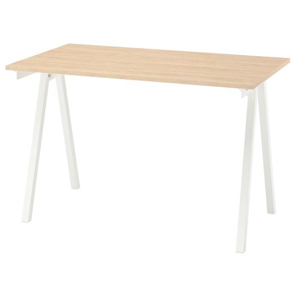 [IKEA/イケア/通販]TROTTEN トロッテンデスク, アッシュ調/ホワイト,120x70 cm[IE](99621920) | 