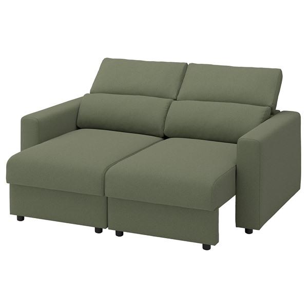 [IKEA/イケア/通販]MALMKOPING マラムコーピング2人掛けソファ, ティッブレビ グレーグリーン[3](99626296) |  | 01