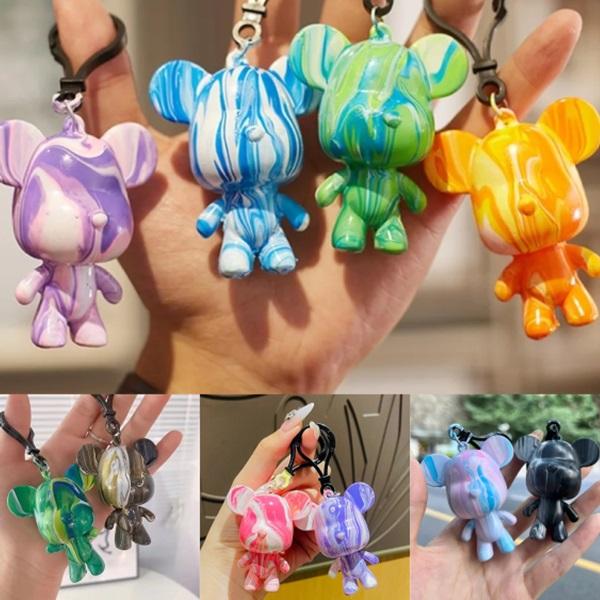 自分で作るベアキーホルダー 選べる絵の具セット (ベアアート ボーリングアート フルイドアート 工作 イベント ワークショップ) |  | 04