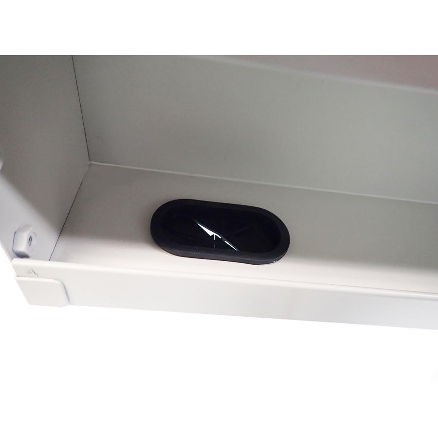 電動昇降デスク16W＆16B専用オプション コードダクトの画像