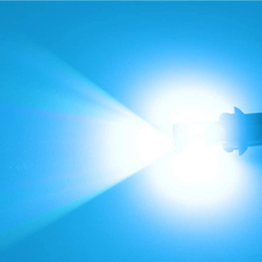 T10 LED  爆光 12V  ポジションランプ ルームランプ CANBUS キャンセラー内蔵 無極性 レンズ付き 3030 SMD 10連 2.4W  ２個セット | トヨタ | 03