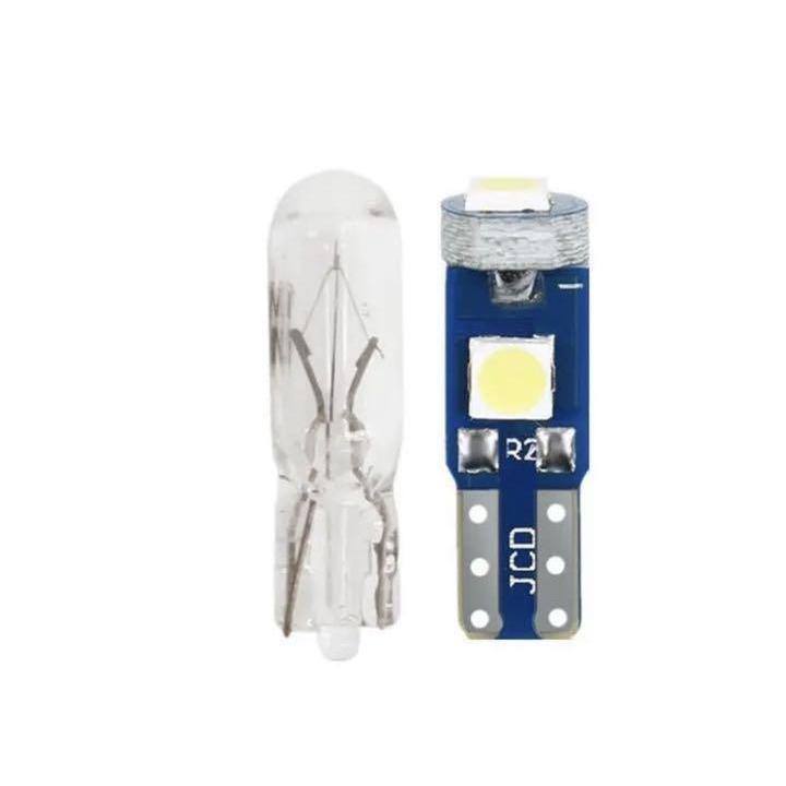 T5 LED メーター球 パネル球 エアコン球 ウェッジ球 ホワイト 白 2個 車検対応 | トヨタ | 02