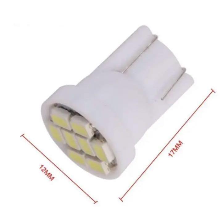 車検対応 超爆光 12V車用 8連 T10 LED 白 ホワイト2個セット | トヨタ | 02