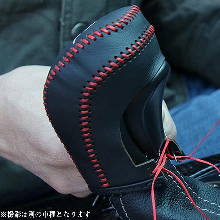 ワゴンRスティングレー シフトノブ スズキ専用 DIY 本革材質 内装カスタム パーツ アクセサリー 爪キズ防止 取付簡単 車種専用設計 MH55S   WeCar｜wecar｜07