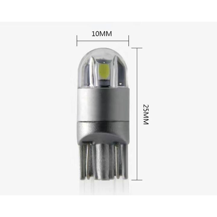 T10 LED 爆光 ポジションランプ ナンバー灯 ホワイト 2個 車検対応｜wecar｜02